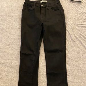 Womens Madewell Roadtripper black jeans